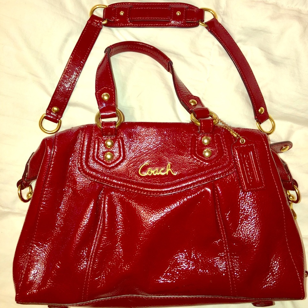 Coach leather handbag